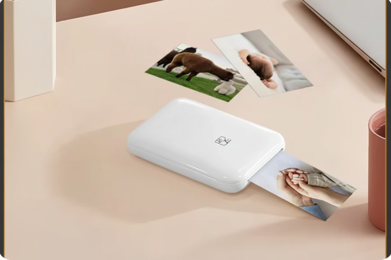 Pocket photo printer, no text
